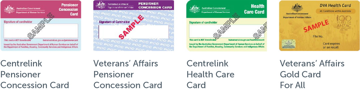 Concessions and grants - cards - A